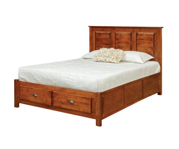 High Panel Storage bed
