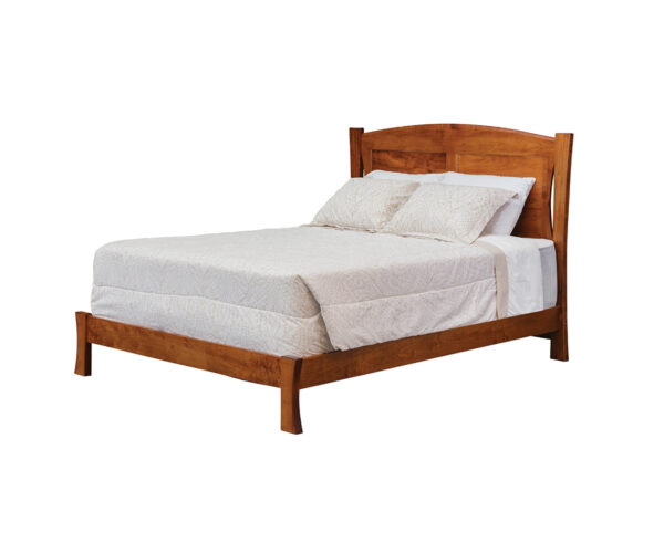 Curved Slotted Panel Bed