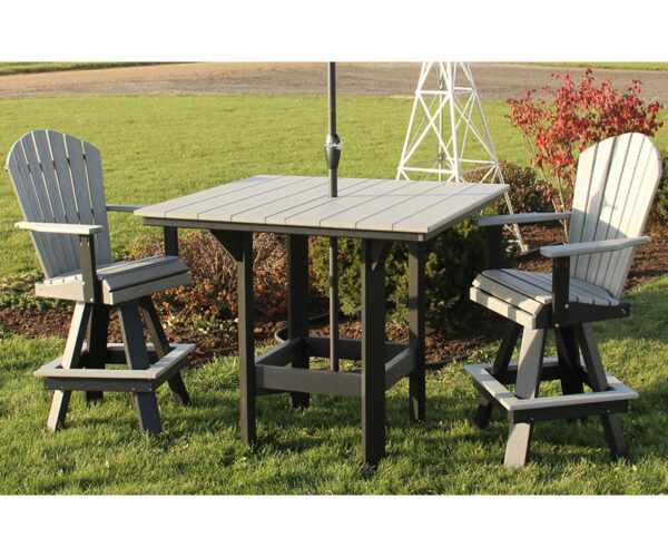 48" Square Bar Table - Bar Height