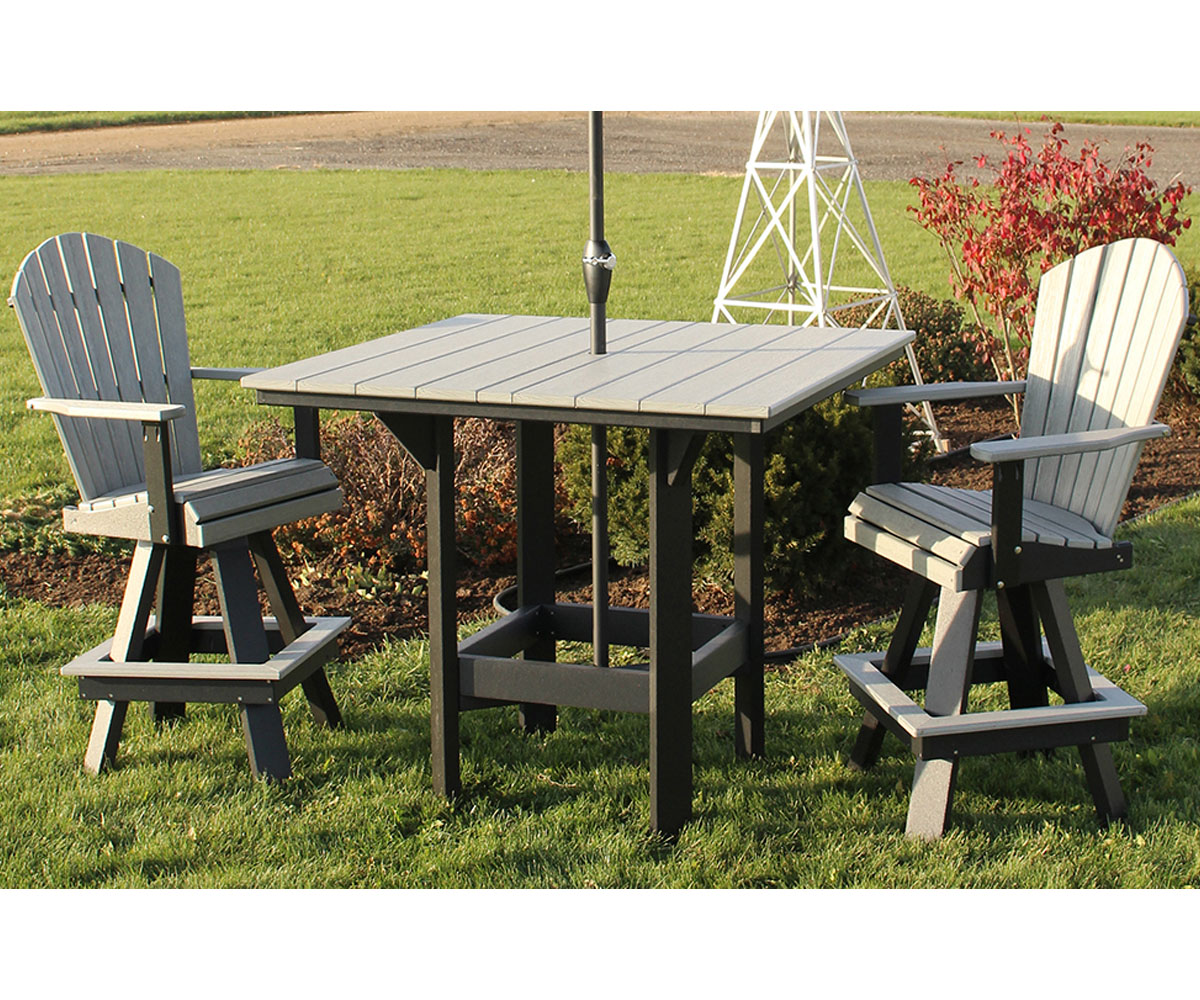 48" Square Bar Table - Bar Height