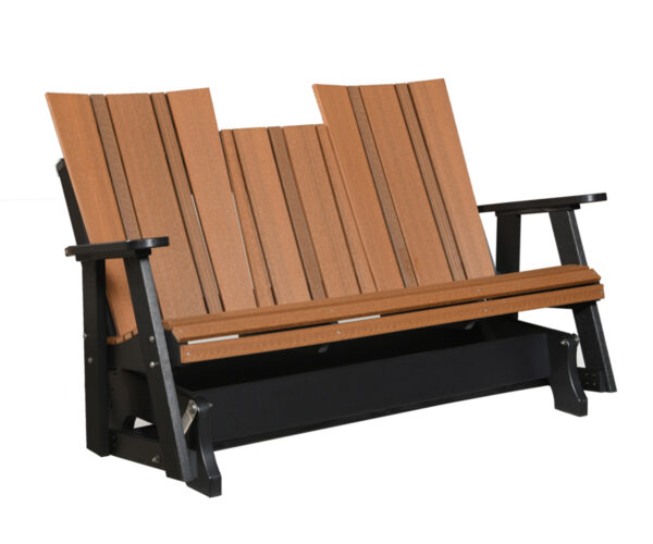 5' Modern Glider No Fold Down Console