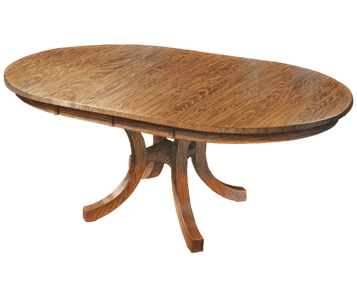 Carlisle Shaker Single Pedestal