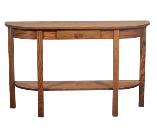 Mission Half Oval Table