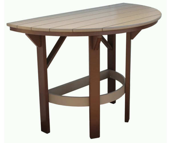 60" Half Round Bar Table