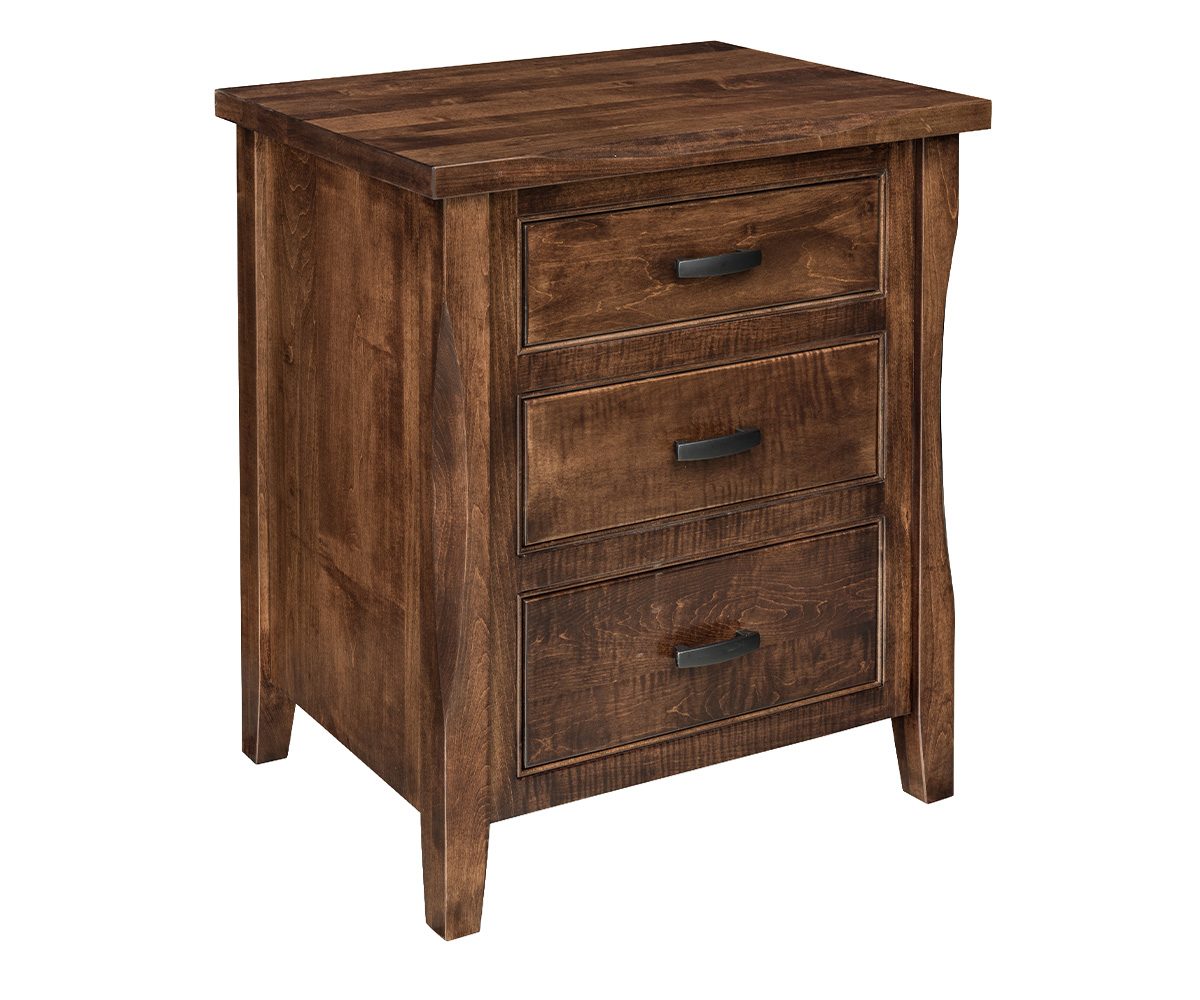 Longmont 3 Drawer Nightstand