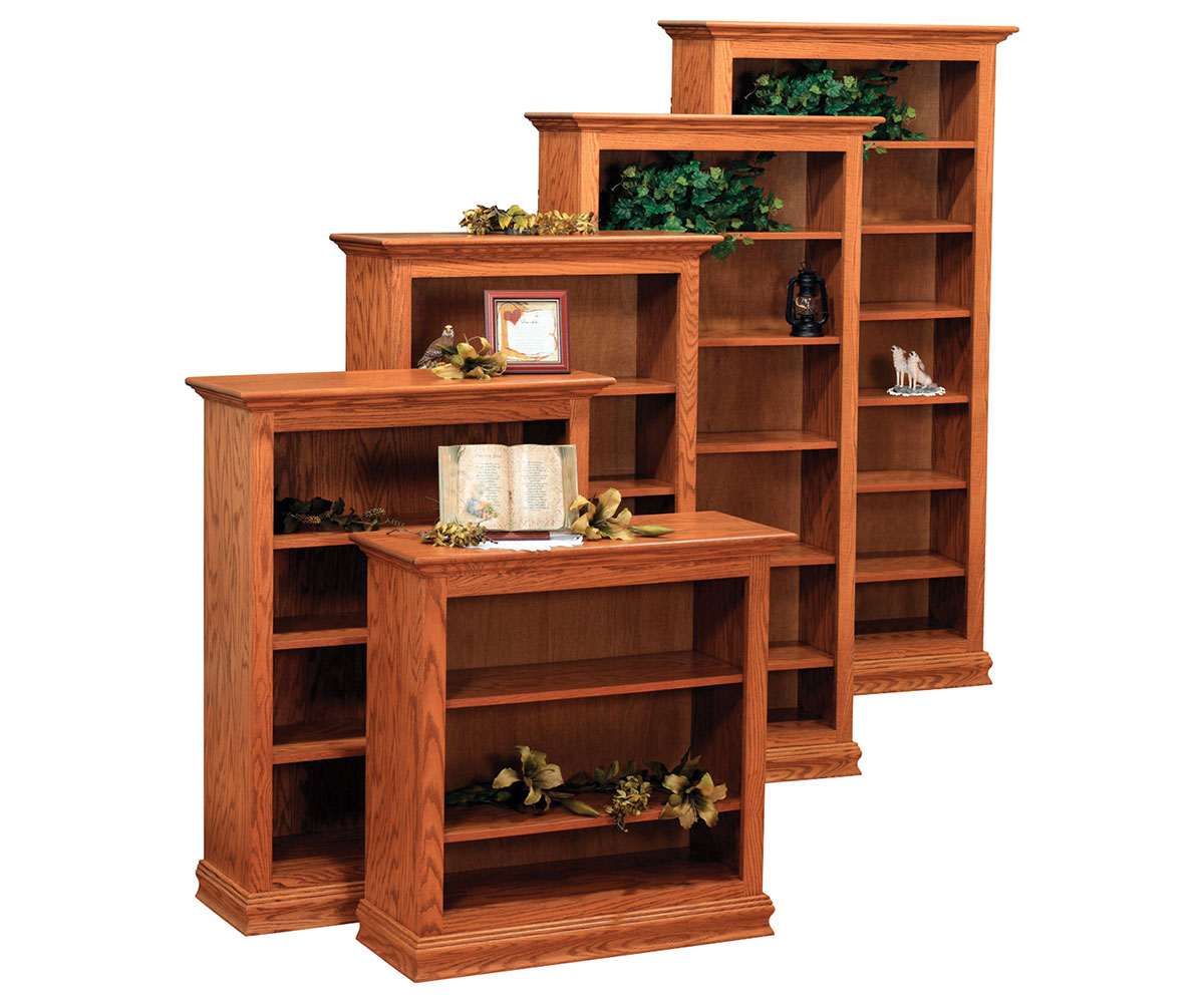 Traditional Open Bookcases
