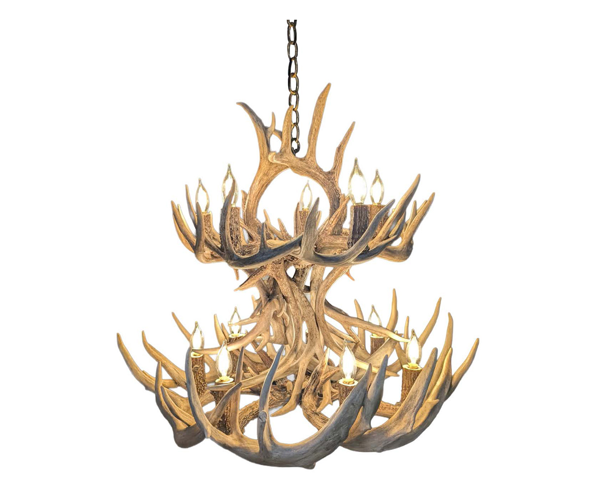 Two Tier Antler Chandelier