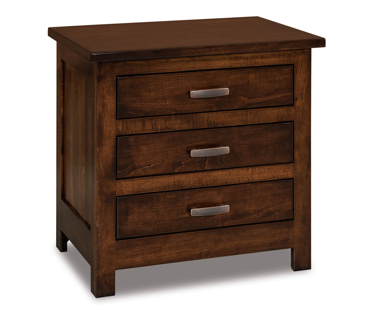 Flush Mission 3 Drawer Nightstand