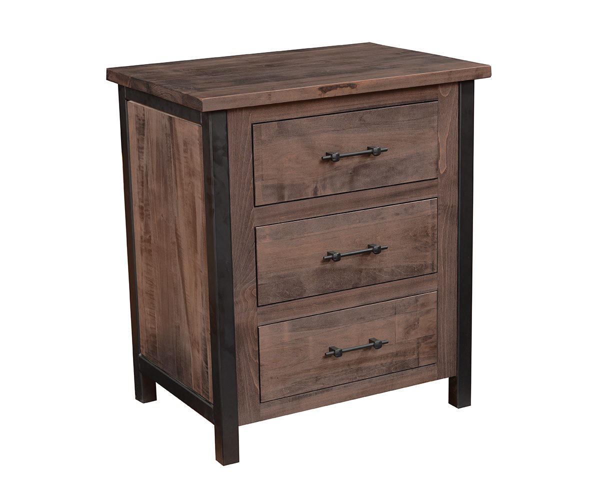 Structura 3 Drawer Nightstand