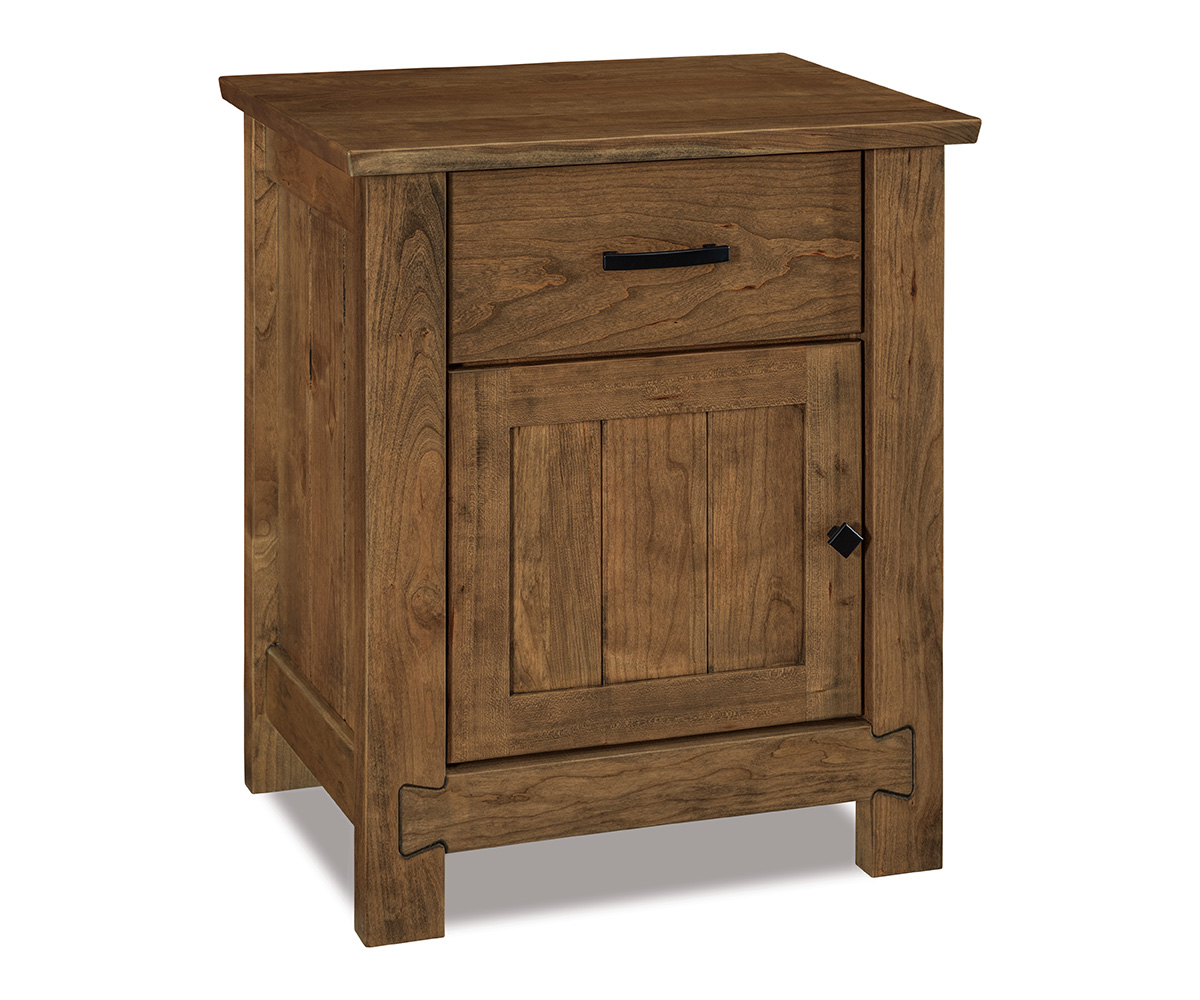 Dovetail 1 Drawer 1 Door Nightstand