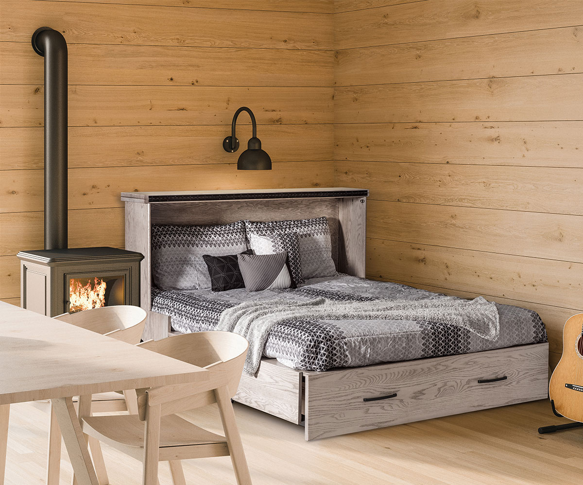 Mission 6" Mobile Murphy Bed