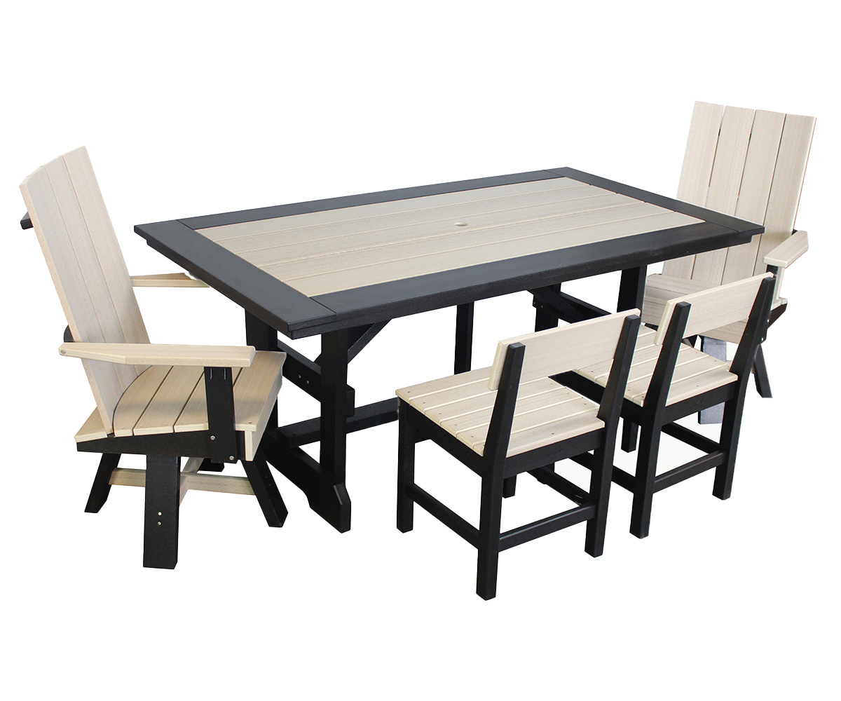 Rectangle Dining Table with Trim