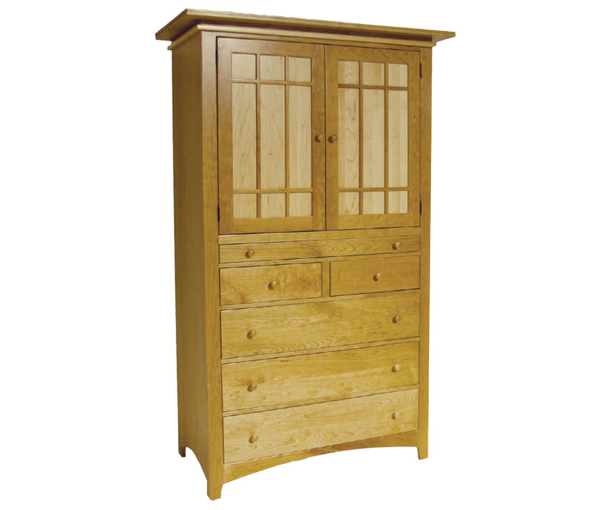 Maple Creek Armoire with Tray