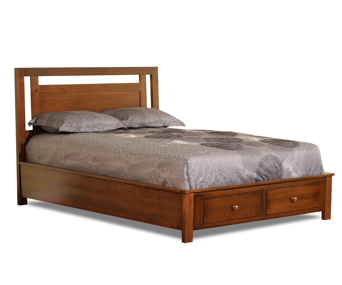 Iseki Platform Bed With Storage Unit