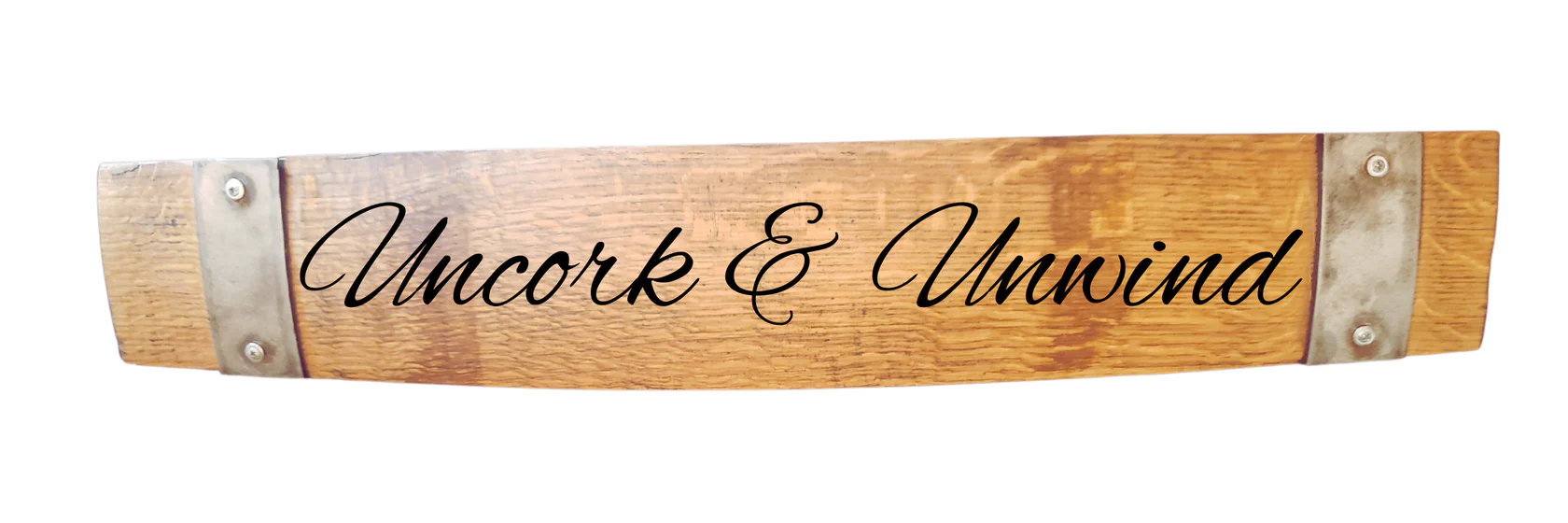 "Uncork and Unwind" Medium Stave