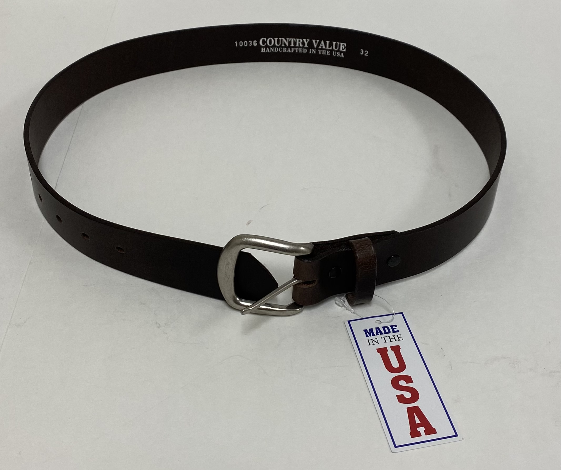 Classic Smooth Dress Belt Brown